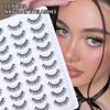 Large-capacity One-piece False Eyelashes, Three-dimensional Curled Natural Short Self-grafted Pair of Eyelashes