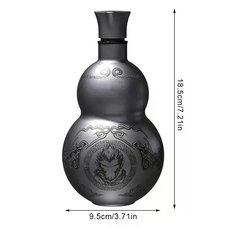 Wukong Theme Gourd Style 500ml Water Bottle Thermal Insulation Cup Game Hobby Cosplay Portable Outdoor Sport Water Bottle