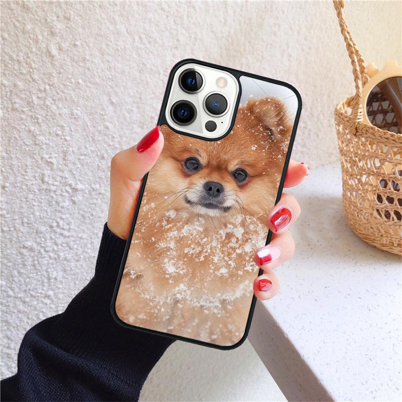 Pomeranian dogs dog Phone Case for iPhone 17 Air 16 Coque 15 14 12 13 PLUS 11 PRO MAX Back Cover Fundas Shell