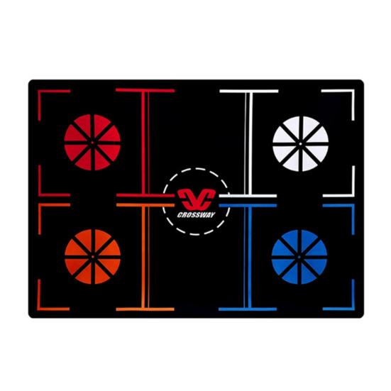 Баскетбольный тренировочный мат для работы ног, нескользящий, с низким уровнем шума, тренировочный мат для баскетбольной системы, тренировочный мат для ловкости и работы ног для тренировки дриблинга дома