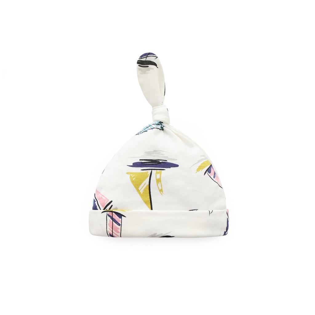 Одежда для сна для новорожденных, шапка для сна, дышащая тонкая милая шапка с напуском