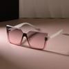 Квадратные солнцезащитные очки унисекс с большой оправой Женские Мужские Дизайнерские брендовые Цветные Солнцезащитные очки Женские Мужские Цвета Зеркальные