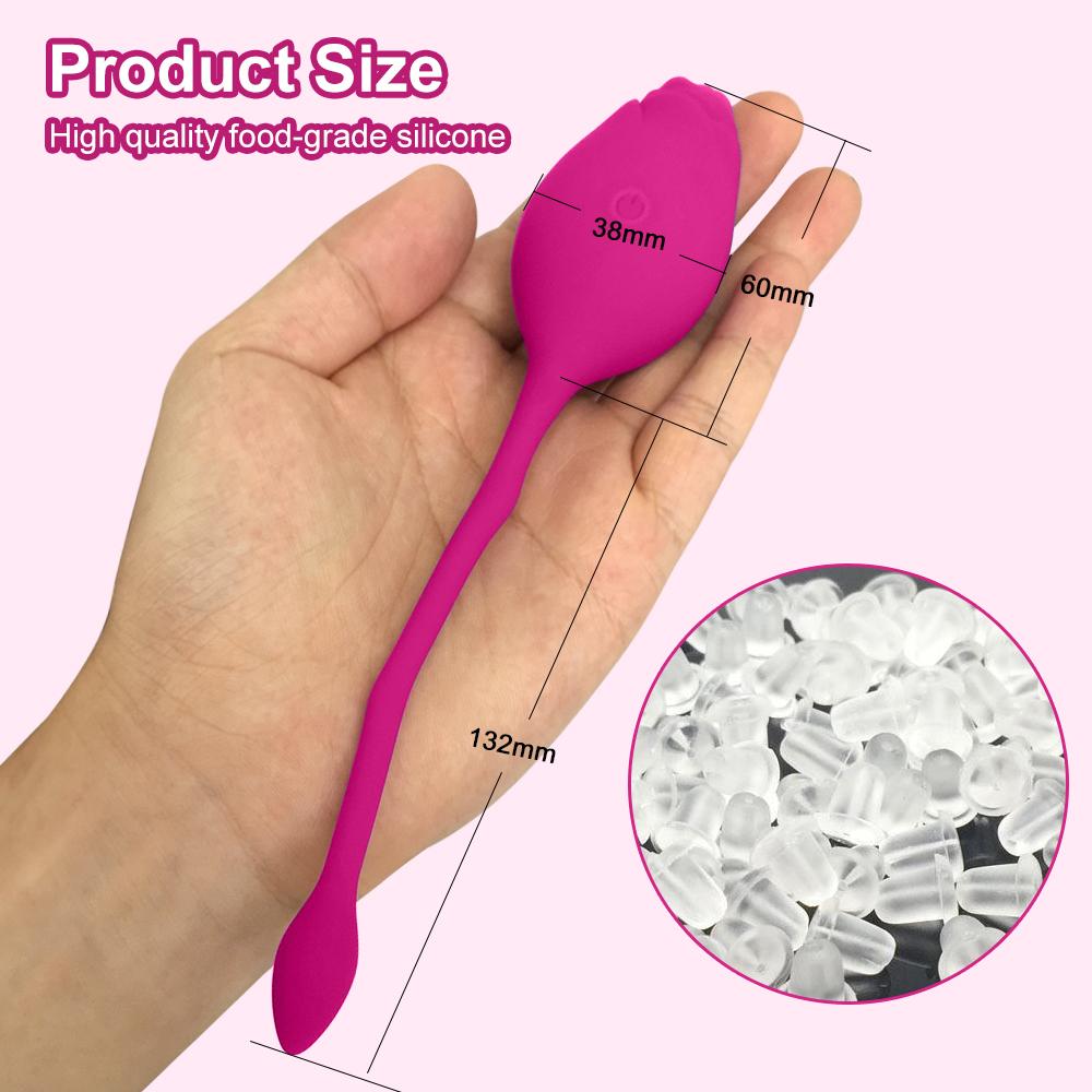Female Vibrating Egg Powerful Rose Vibrator Clitoral Stimulator Vagina Kegel Ball Wireless Remote Control Sex Toy