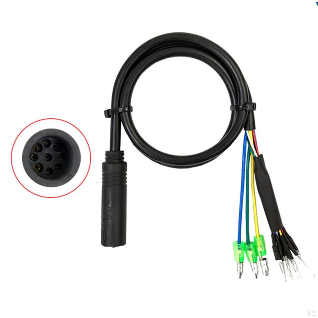 9 Pin Electric Bicycle Motor Extension Wire Connector Kit for Easy Setup