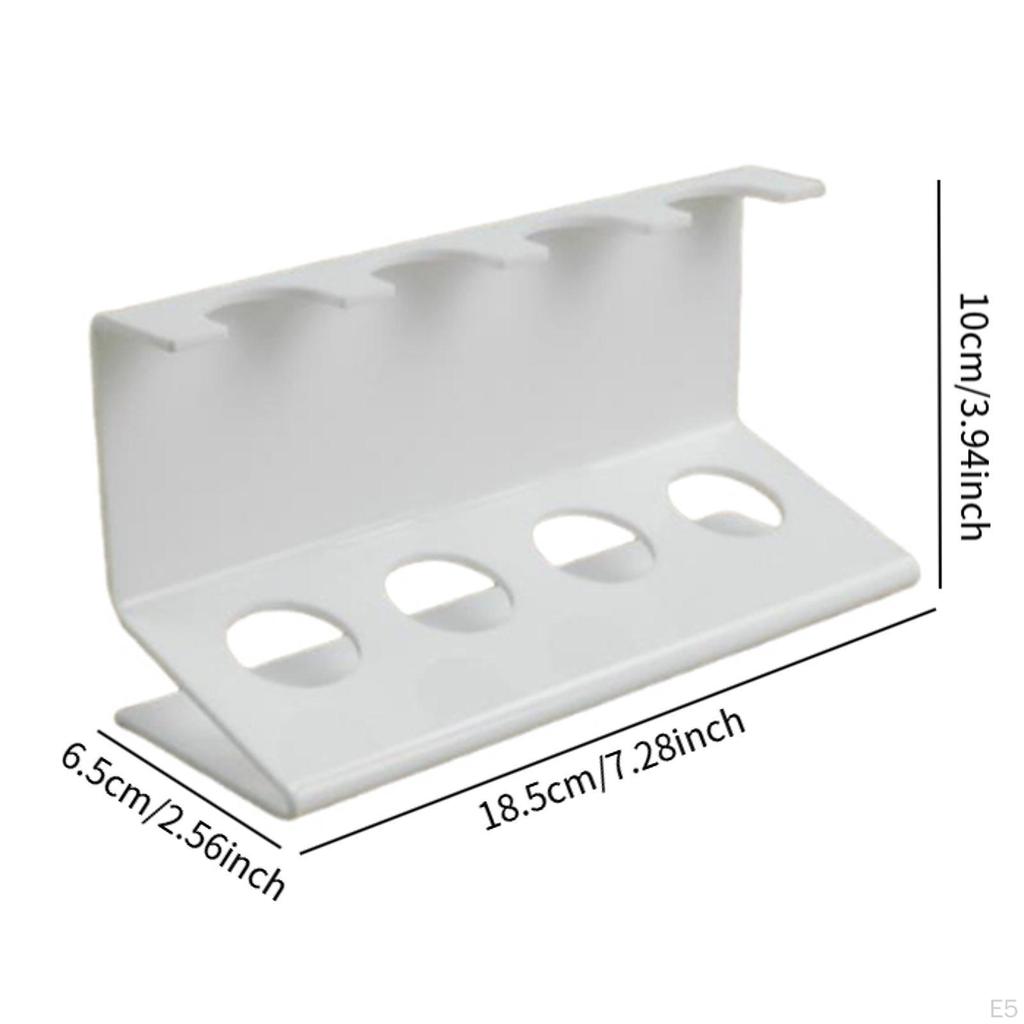 Держатель для столовых приборов акриловый 4 слота удобный экономящий место органайзер для кухонных принадлежностей подставка для ложек