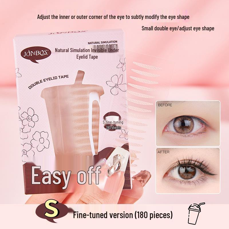JONBOS Водонепроницаемые Невидимые Наклейки для Двойного Века - Стойкие, Бесшовные, для Легкого Макияжа и Формирования Припухлого Века.