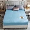 100% утепленный стеганый наматрасник из 100% хлопка, антибактериальный защитный коврик для кровати королевского размера, наволочка в комплект не входит