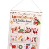 Hanging Storage Bag Christmas Advent Calendar Party Favors To Fill Candies Gifts 24 Days Count Down
