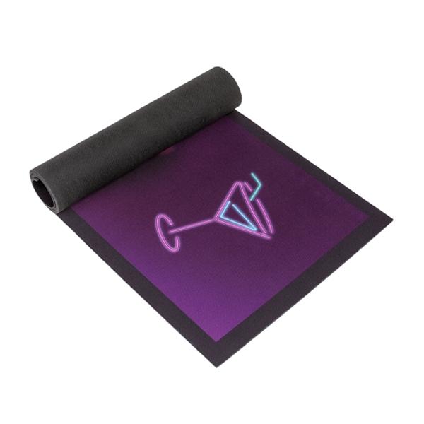 Барный коврик для коктейлей Сервировочный коврик с неоновым эффектом нескользящий