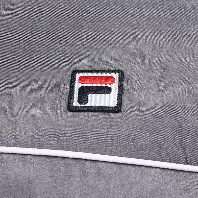 Fila Наследие Винтаж Спорт Универсальный Удобный Платье с коротким рукавом Женские платья Облачно-серый F11W628320FDY