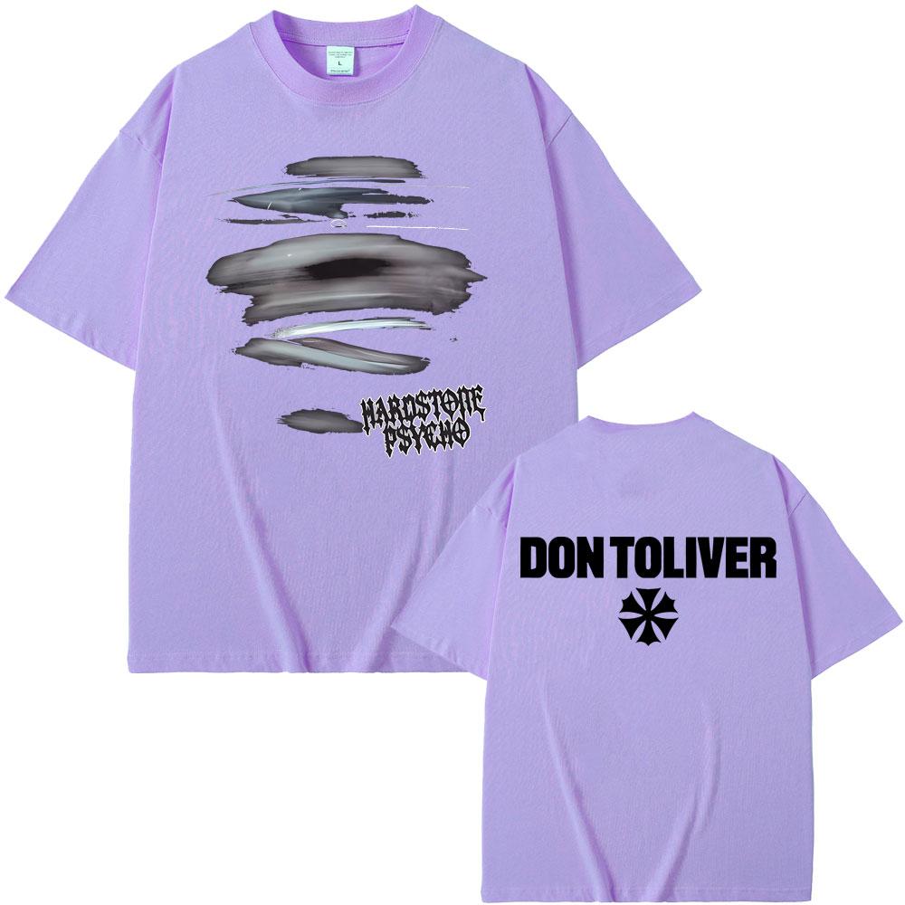 Best Famous Rapper Don Toliver Hardstone Psycho Album Vintage Graphic T Shirt Unisex Hip Hop Oversized T-shirt Unisex's Fashion Tshirt