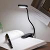 Battery Powered Mini LED Book Light with Clip Eye Protection Flexible Reading Lamp Desk Bedside Portable Night Light Study Light