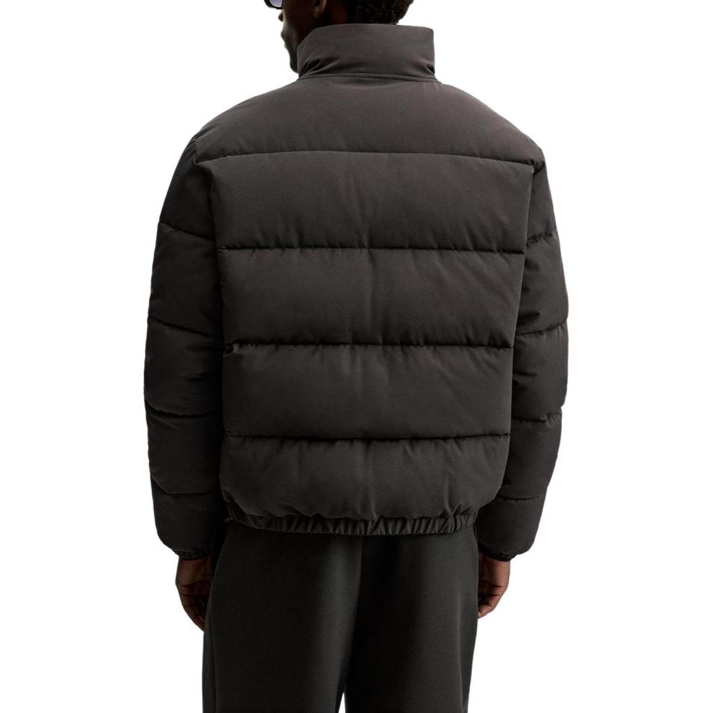 Zara Мужские пуховики Черный воротник-стойка Умеренный пуховик 00155312-35