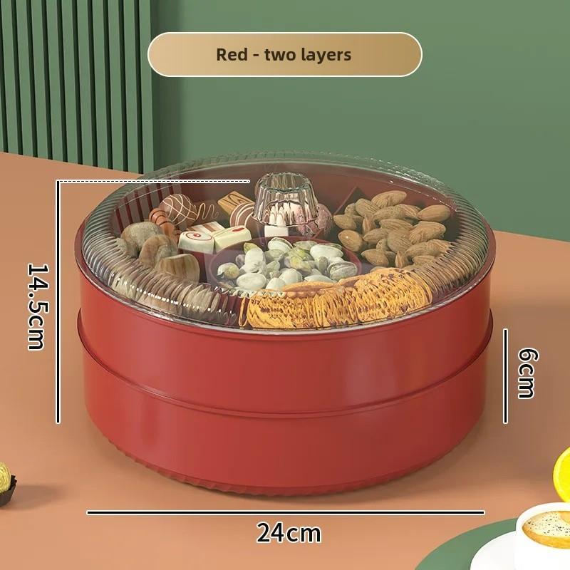 Luxury Home Use New Snack Tray Tea Table Candy Box Fruit Storage Box Plastic Material Special Purpose Tray Fruit Dish
