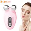 Mini EMS Beauty Instrument Facial Massager RollerFace Slimming Delicate Contour Lifting Firming Lift Face and Tighten The Skin