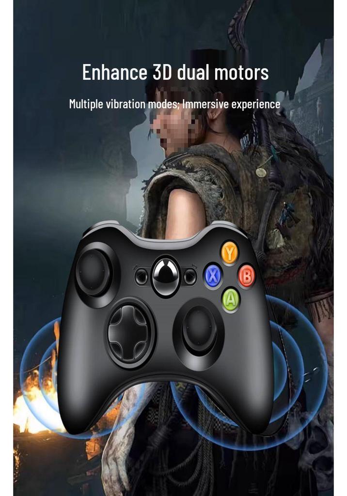 Universal Wired Controller with Linear Trigger for Gaming on PC and TV