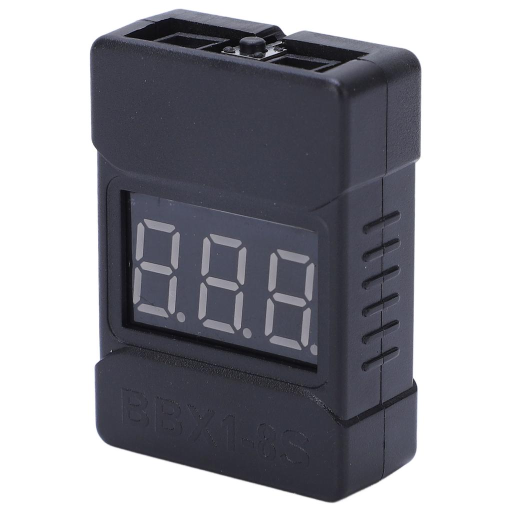 10PCS Lithium Battery Low Voltage Alarm ABS Shell Reverse Connection Protection Battery Voltage Tester