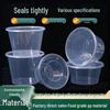 Round Clear Disposable Food Containers with Lids
