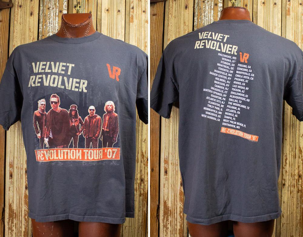 Vintage Velvet Revolver Reevolution Concert T Shirt 2007