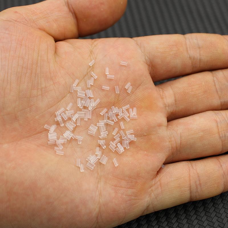 300 шт./кор. Аксессуары для ловли карпа, рукав для крючка-фидера, рукав с малым калибром, подходящий для крючка-фидера 6, 8, 10, 12 для рыболовных снастей