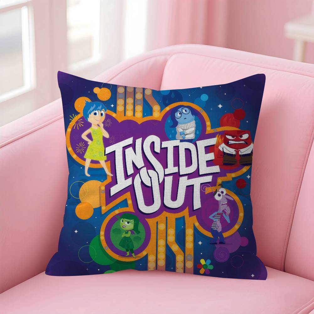 Movie cartoon IInside FUN Out Cushion Cover Inches Farmhouse Decor Home Throw Pillow Covers for Couch Decorations