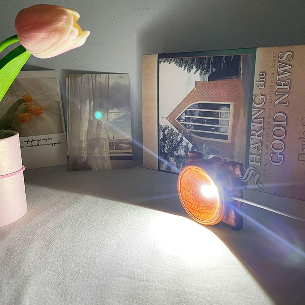 Wood LED USB Home Decoration Crystal Ball Base Crystal Ball Holder Crystal Sphere Base