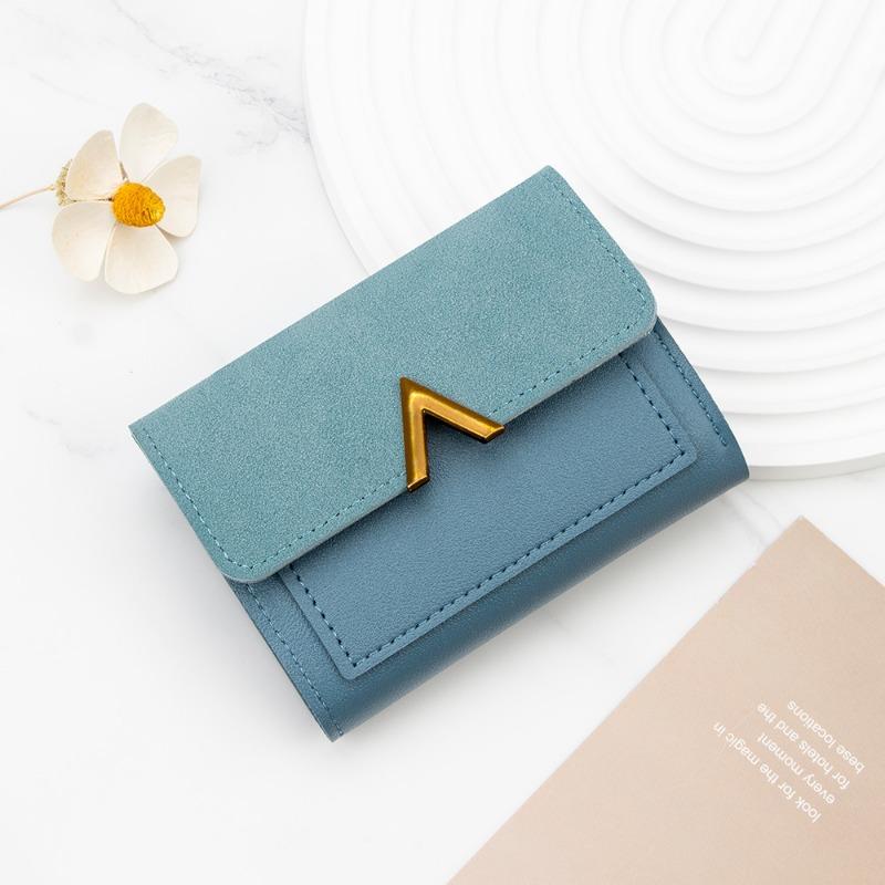 Версия Женская короткая сумка для карт Маленький кошелек с несколькими отделениями для карт