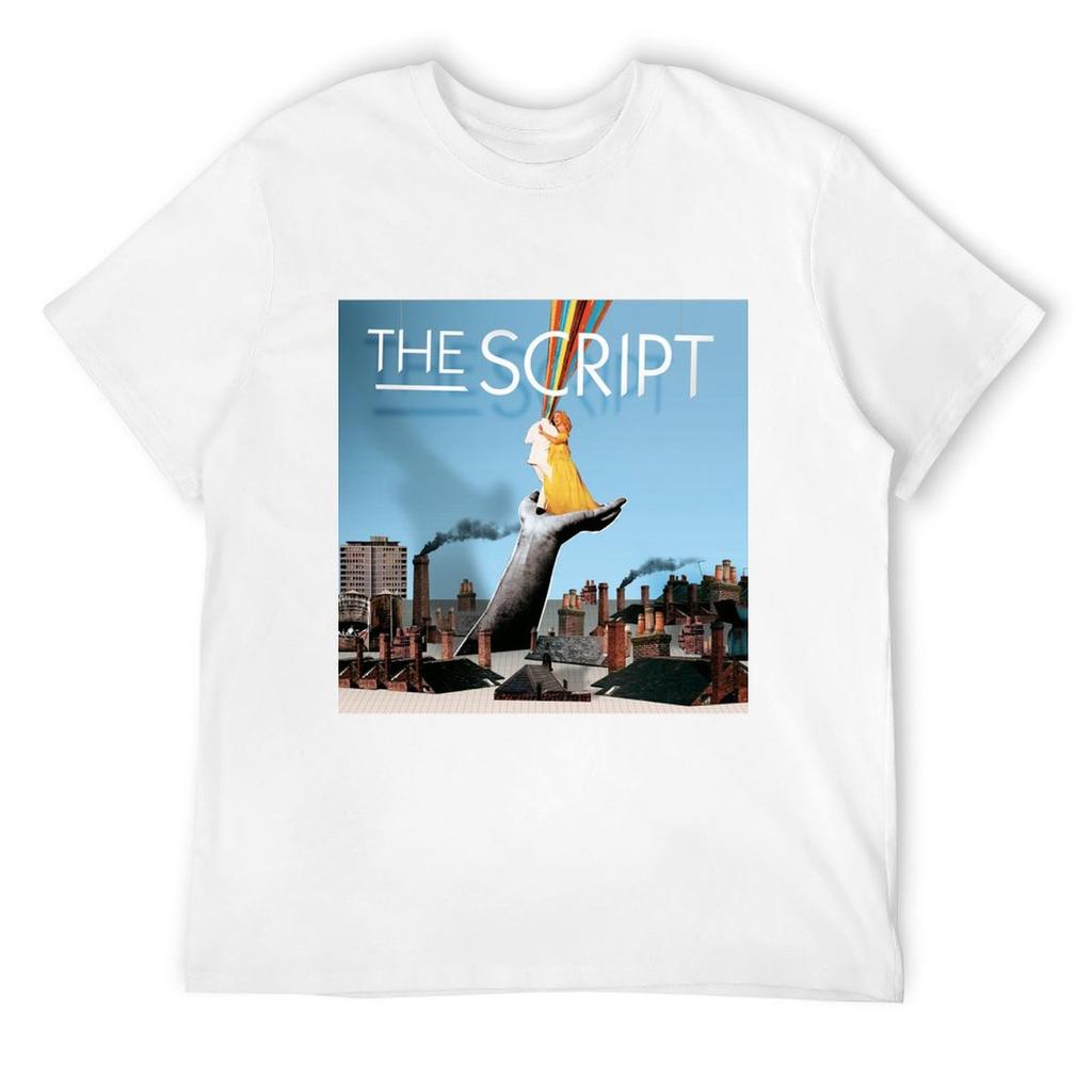 Футболка The Script the script для мальчиков белая топ Забавная футболка мужская одежда