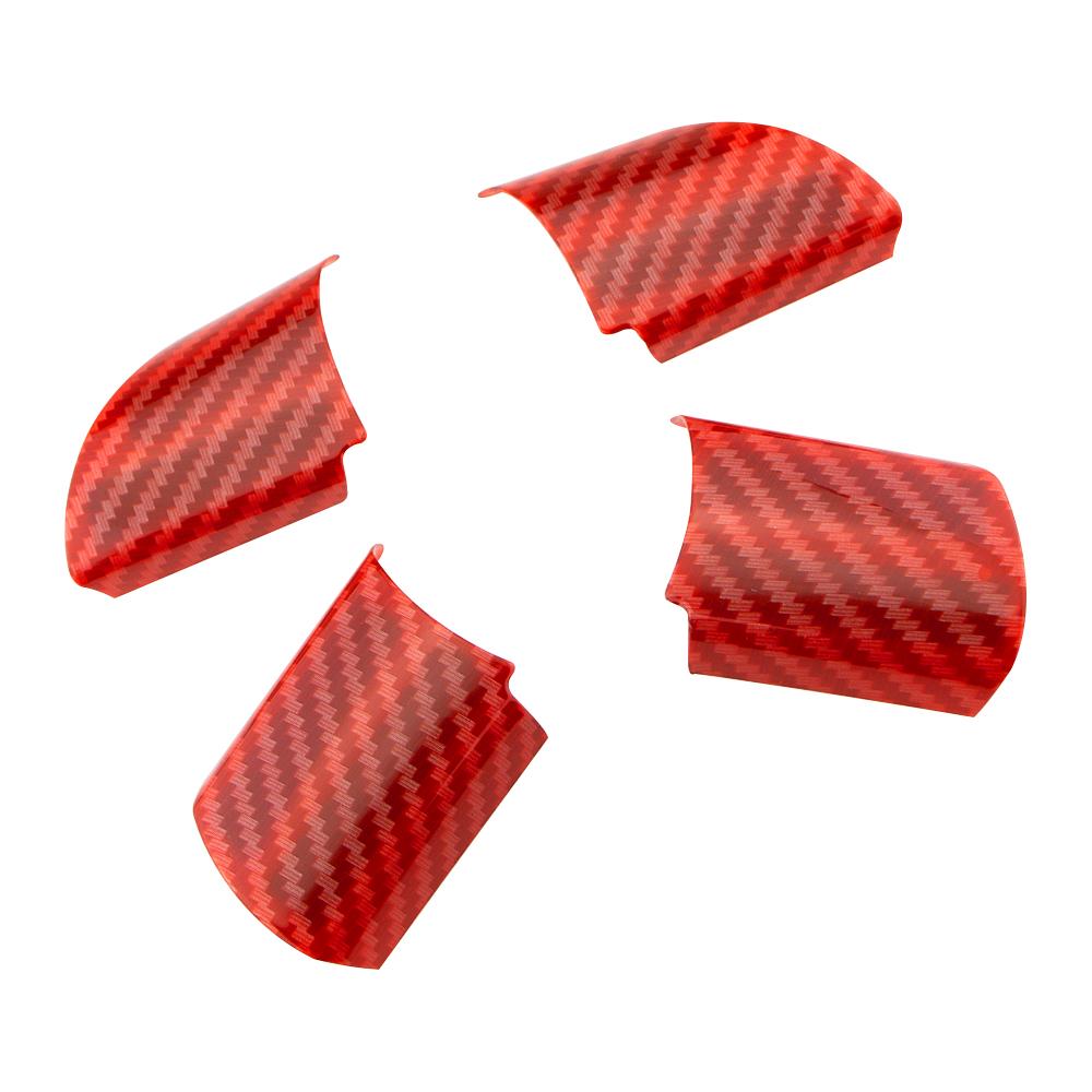 Накладка на панель рулевого колеса салона автомобиля, наклейка-трим для Ford Focus 2 MK2 2005 - 2011, наклейки для стайлинга автомобиля, 4 шт./компл., аксессуары