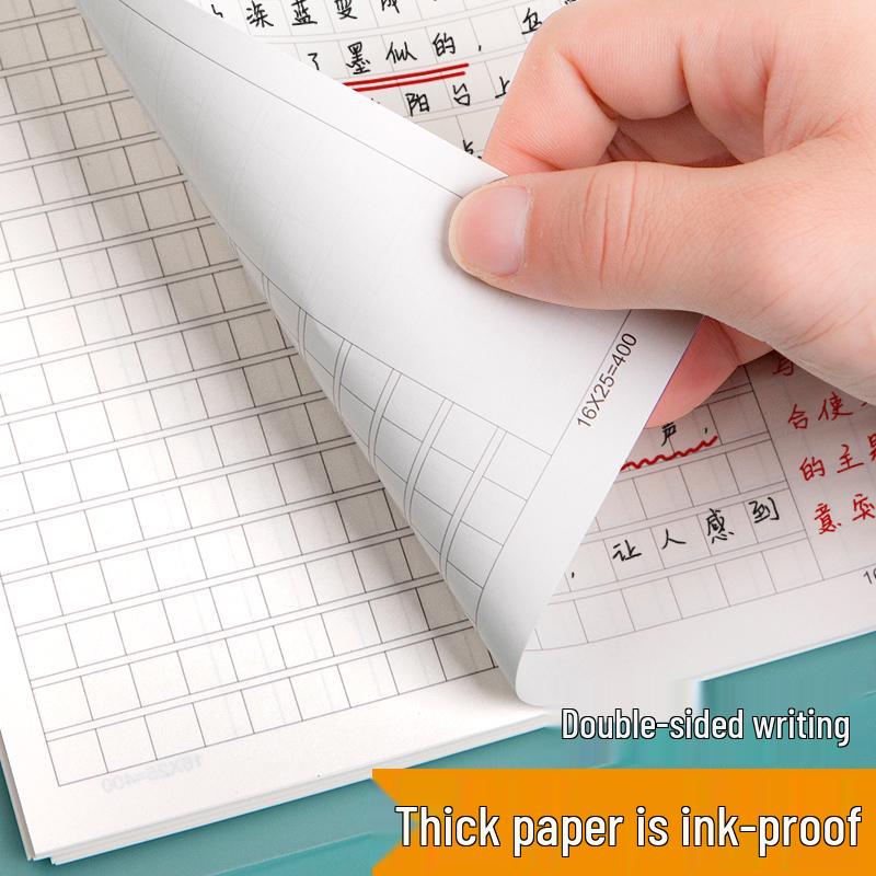 400-Square Composition Notebook with Annotations for 3rd-4th Grade Students