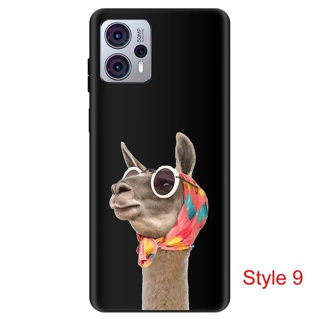 Чехол для Motorola Moto G23, пылезащитный черный чехол, силиконовый чехол 6,5 дюймов для MotoG23, противоударный мягкий бампер из ТПУ, полная защитная сумка