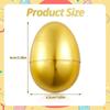 Пасхальные яйца Яйцо Наполняемый Пластик Пустая скорлупа Пасхальный Золотой Гача Сделай сам Имитация яичной скорлупы Пасхальные Игрушки-сюрпризы Вечеринка