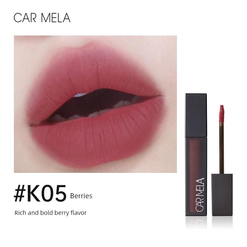 Carmela Lipstick 04 Velvet Matte Bean Paste Color Lip Mud for Women Matte Lip Glaze Carmela Makeup Artist's Special Use