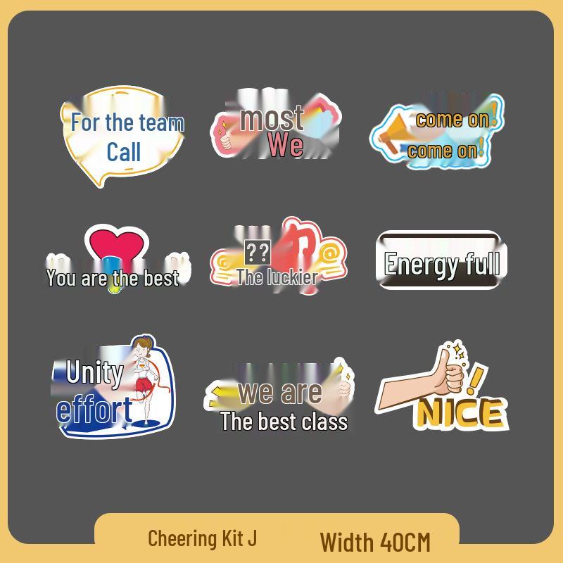 Custom Cheer Signs & Pom-Poms for Sports Events & Team Photos