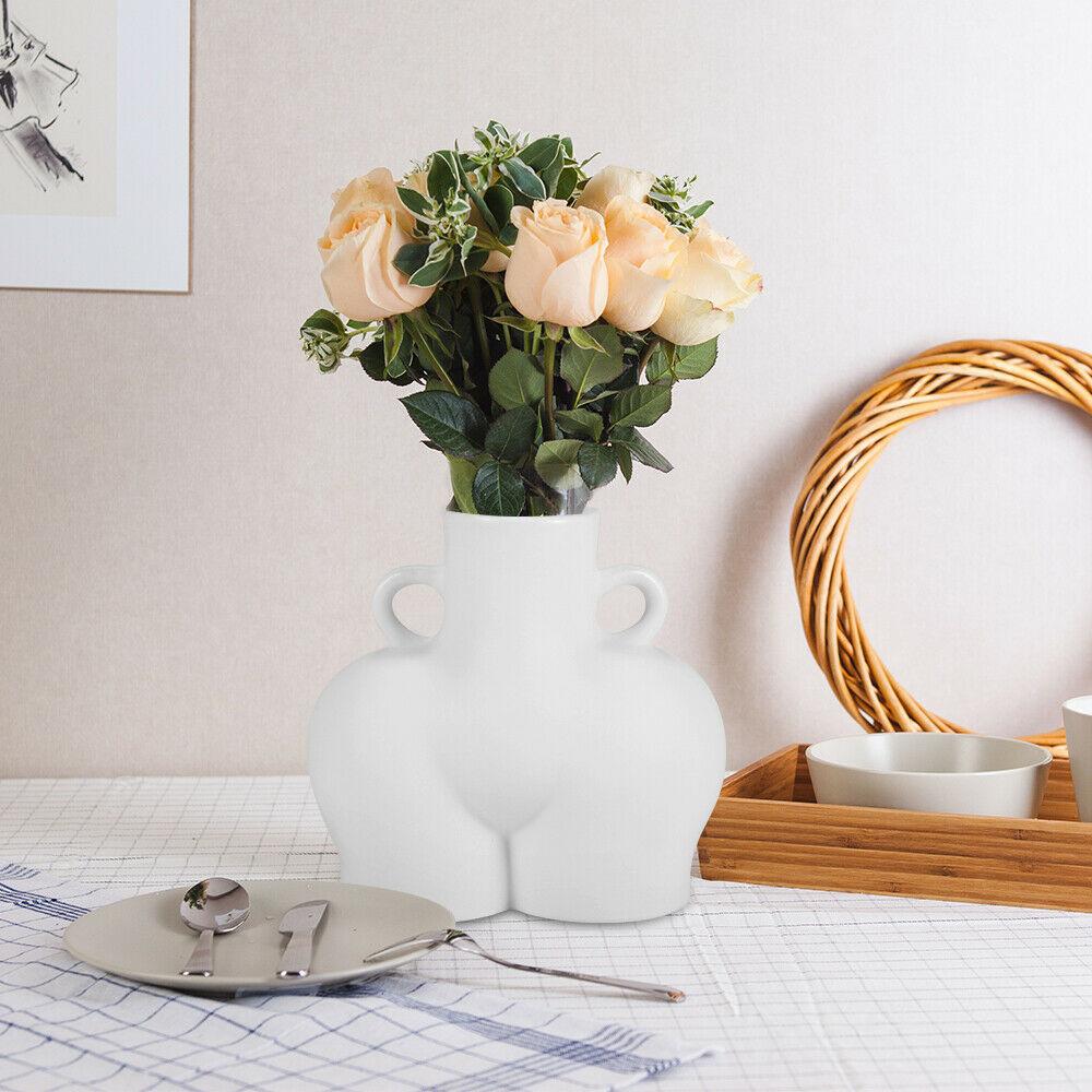 Женская ваза с обнаженным дном, женское обнаженное тело, цветочный горшок, керамический декор