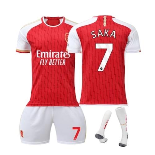 Kids Sportswear Arsenal Saka No.7 Football Jersey 2022/2023 Season Youth