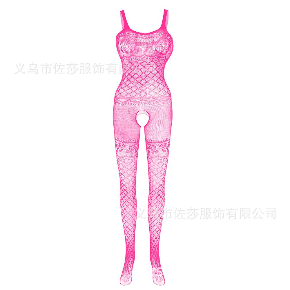 Sexy Underwear, Sexy Mesh, Jacquard Perspective Mesh, Open Shoulder Strap.