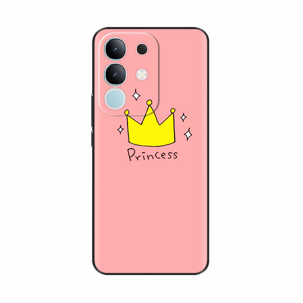 Чехол-крышка для Vivo Y29 4G 2025 Милые Цветы Мягкий Силикон Capa Чехлы для Телефона Для Vivo Y29 4G Чехол Мультяшные Ударопрочные Сумки Coque