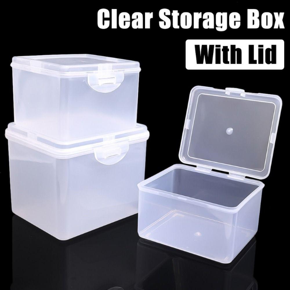1Pcs with Lid Storage Case Multi-purpose Small Thing Container Storage Box  Storing Jewelry Headband