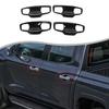 Glossy black Exterior Outer Door Bowl Trim For Mitsubishi L200 Triton 2024-2025