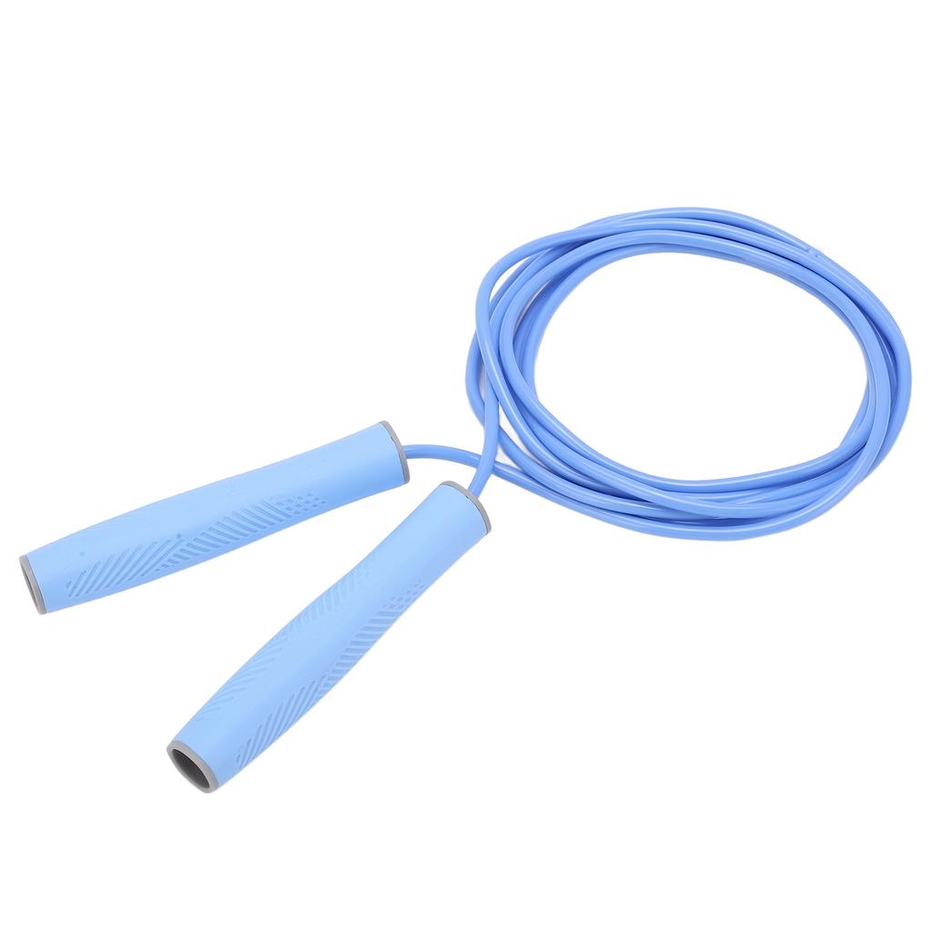 Skipping Rope Non Shaking Cordless Winding Adjustable Jumping Rope for Exercise PE ClassBlue