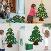 Childrens Educational Felt Christmas Tree  for Kids and Toddlers Wall Decoration For Home Classroom Party