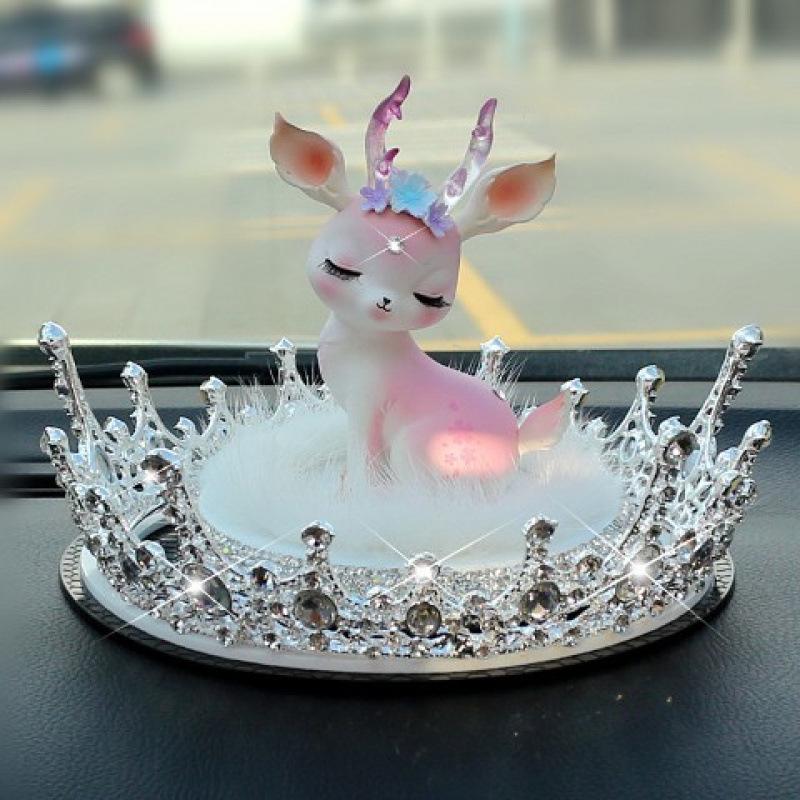 Олень Автомобильные Украшения с Бриллиантами для Женской Центральной Консоли