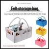 Multifunctional Outdoor Felt Diaper Bag - Foldable Handbag for Moms