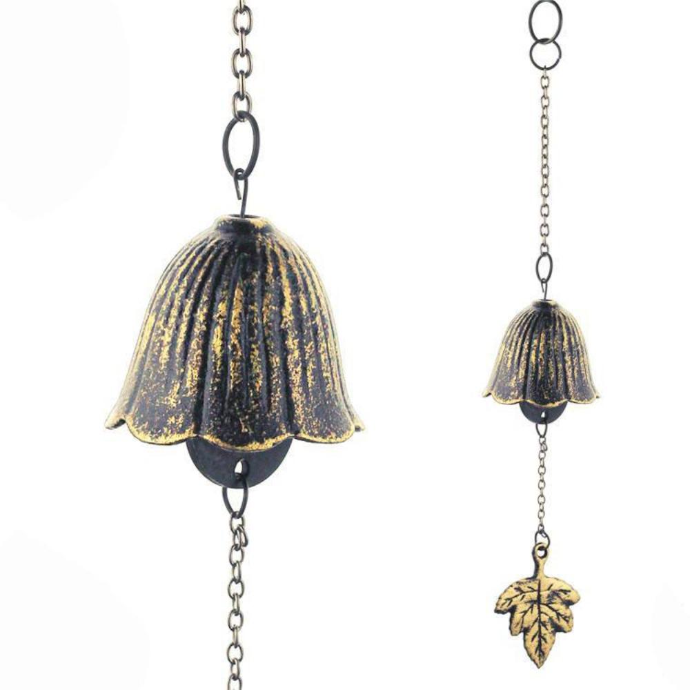 Creative Durable Cast Iron Wind Chime Decorations Holiday Gift Handmade Wind Chimes DIY Metal Garden Decoration Outdoor