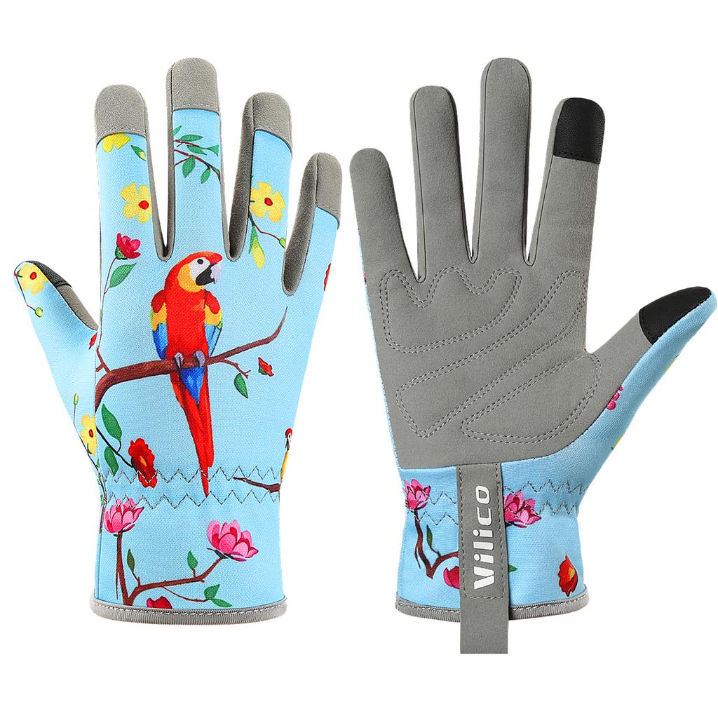 Gardening Gloves For Women Breathable Leather Garden Gloves With Grip Thorn-Proof Puncture-Resistant Function Gloves