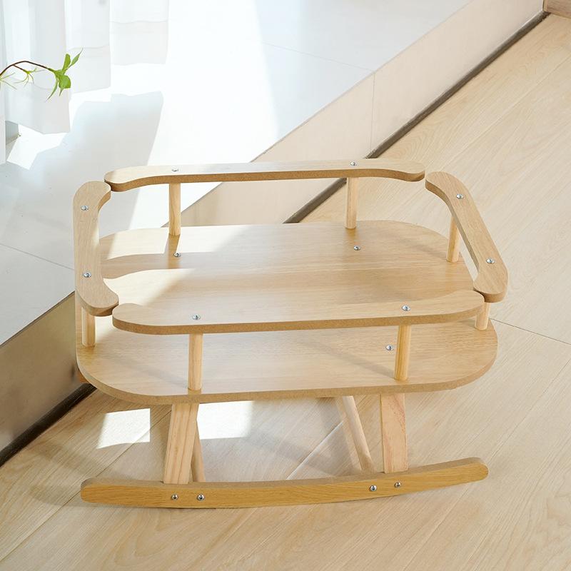 Кошачье гнездо, лежанка для кошек, деревянный гамак для домашних животных, подходит для всех сезонов, летние качели, простая большая кровать для кошек