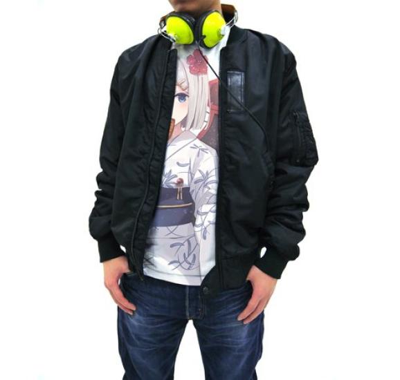 Футболка Kantai Collection Yukata Hamakaze Full Graphic White XL Size -KanColle-