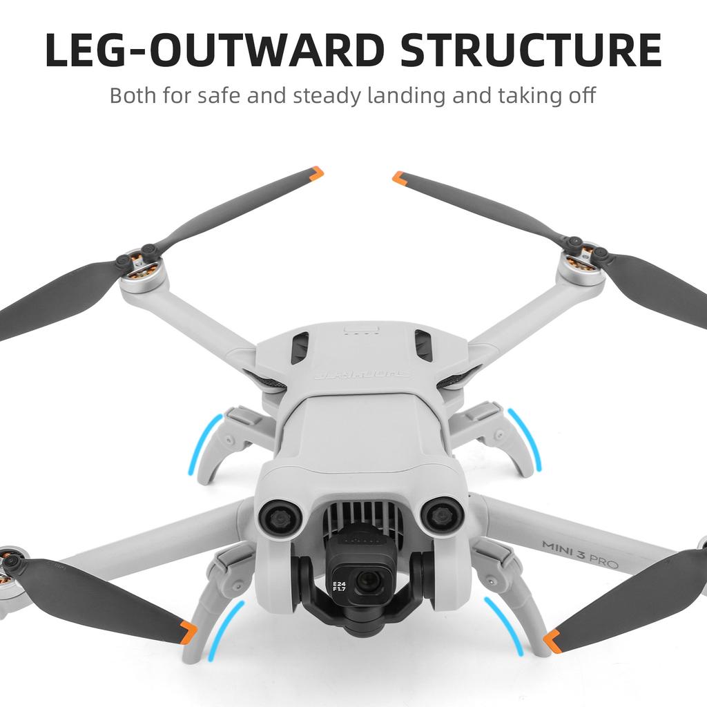 Складное шасси для DJI Mini 3 Pro Удлиненные усиленные стойки Защитная ножка Стойка для аксессуаров DJI Mini 3 Pro