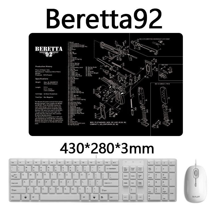 Ergonomic Mouse and Desk Pad for Office Use